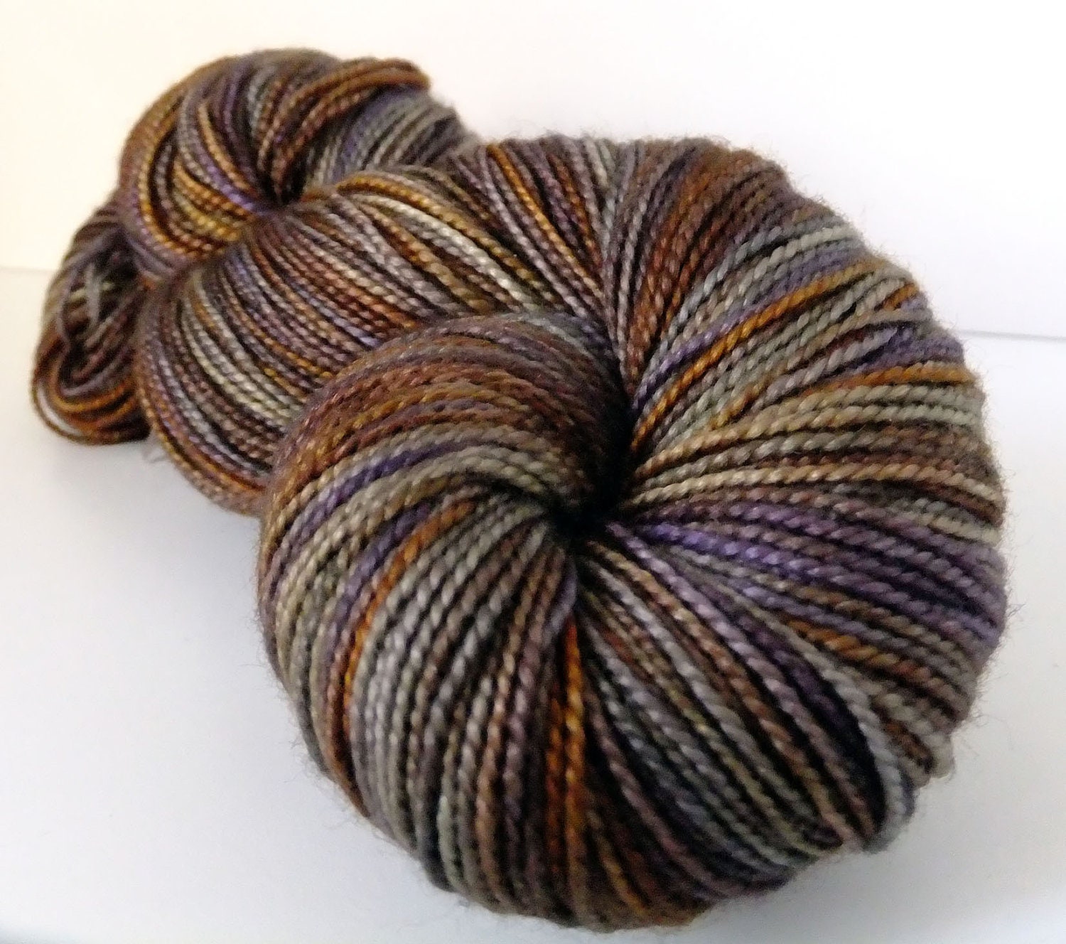 Steampunk - 80/20% Superwash Merino/Silk  Sock Yarn
