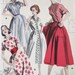 1950s Quick 'N Easy Wrap-Around Dress Vintage Sewing Pattern Butterick 7995 bust 36" uncut