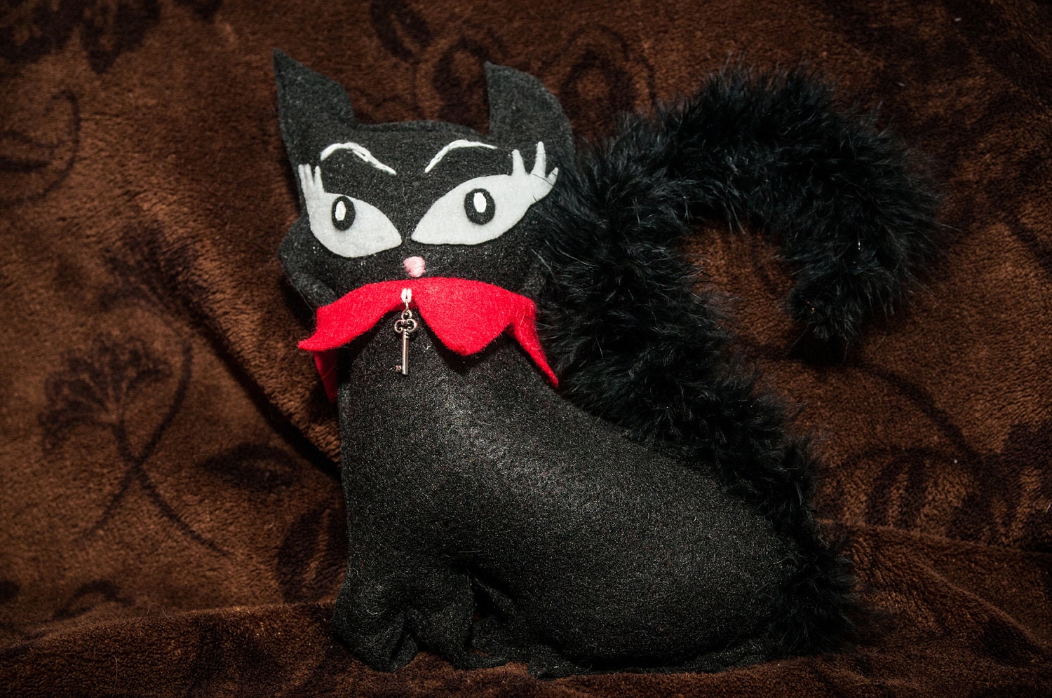 Ruby Gloom Handmade Doll Doom Kitty