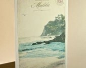 Seaside Malibu Greeting Cards Vintage Style Set of 10 5x7Cards. Photograph of Malibu California Beach near Point Dume.