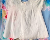 Vintage White Baby Dress 1950s