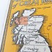 Isle of Skye map - vintage Scotland map - Bartholomews, 1953 - Vintage Scottish map - old map - vintage map - large map