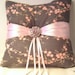 Cherry Blossoms Ring Pillow