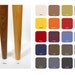 Modern bench in Knoll upholstery (poppy)
