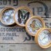 Vintage Butterfly Coaster Set, Natural History Retro Home Decor, Set of 4 Insect Bug Coasters
