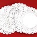 50 White Lace Paper Doilies (5 inches)