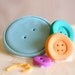 Cute As A Button Edible Cake or Cupcake Decorations