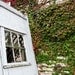 Autumn Facade, 20 x 16,  Fine Art Watercolor Photo Of Rustic Portland Architectural Salvage Building, The Maine View