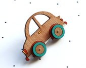 Wooden Laser Cut Car Brooch