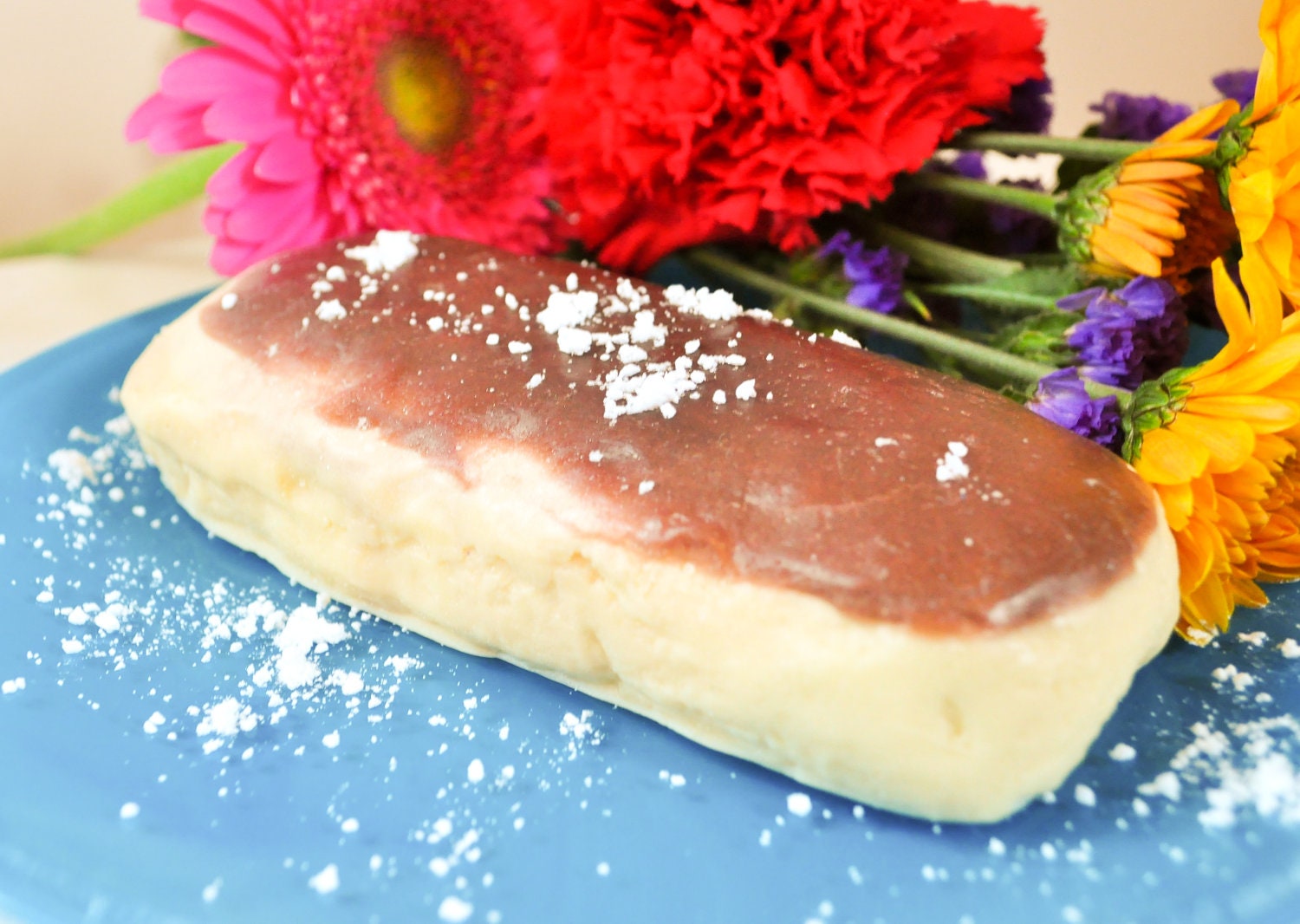 Chocolate Eclair Soap - pastry food soap - Chocolate Fudge Vanilla