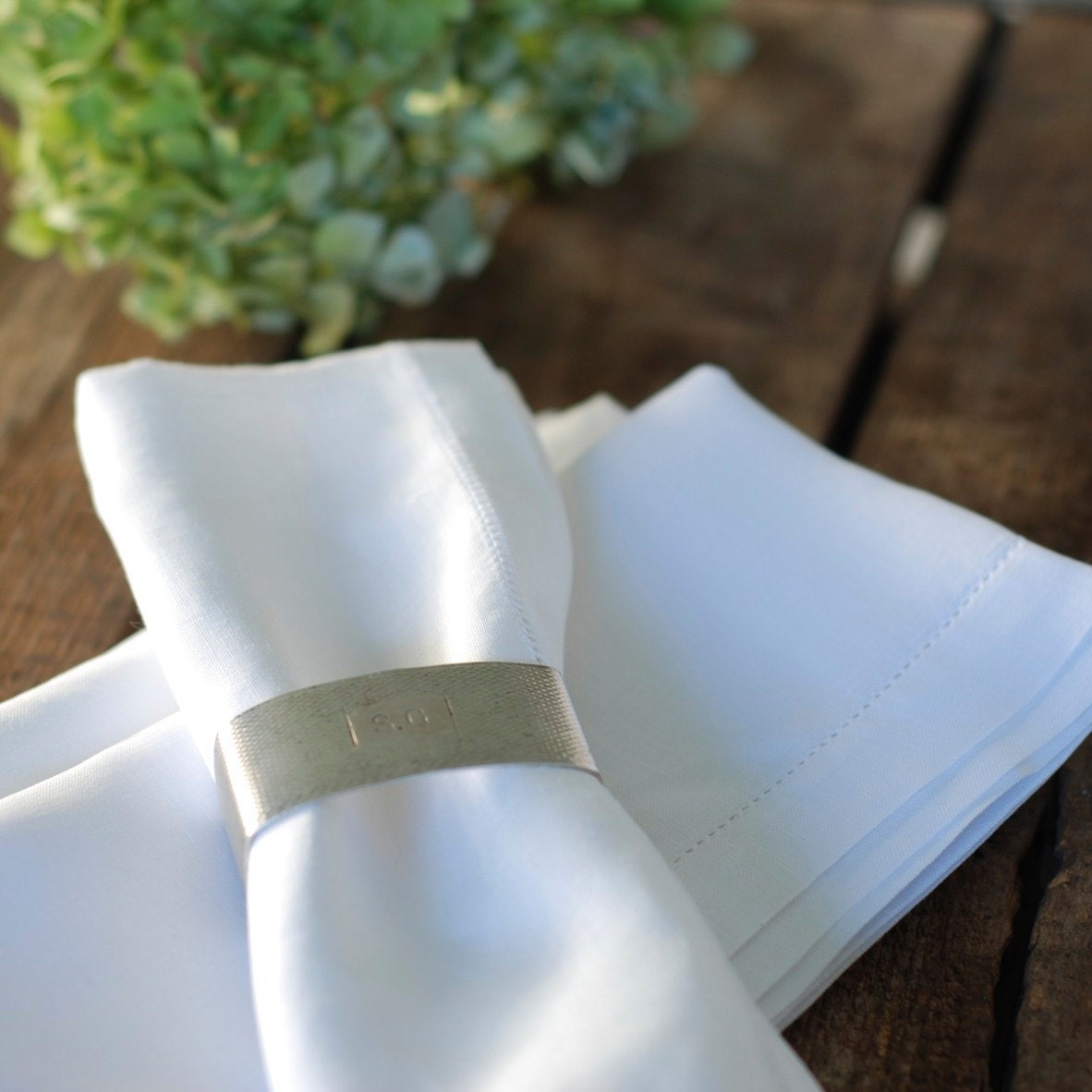 Sterling Silver Napkin Ring, English
