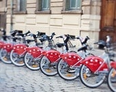 There are nine million bicycles - France travel fine art photograph - 8x8