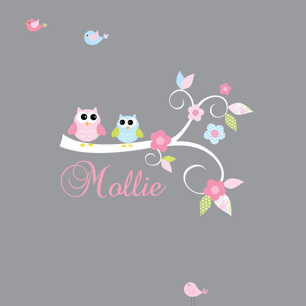 Vinyl Wall Decals Wall stickers Branch for nursery