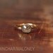 RESERVED for A.J. - - Wonderful Pinkish Natural Diamond 14K Gold Ring/OOAK