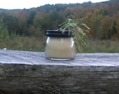 Maple Butter Scented Handpoured 4oz Pure Soy Candle Jar with Black Metal Lid-Up On The Roof Farm Vermont
