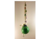 Turtle Decor, OOAK, Spiritual Gift, Suncatcher, Friendship Ball, Witch Ball, Fish Brew Wish Ball