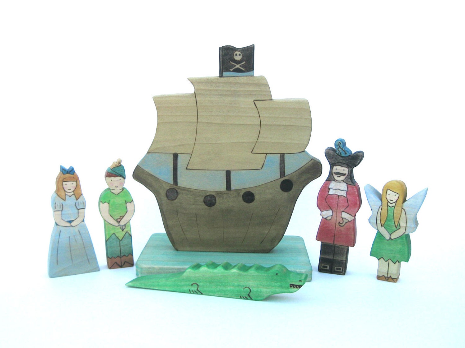 Peter Pan Toy - Wooden Toy - Handmade Toy - Kids Toy
