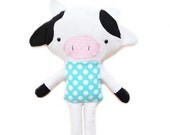 Cow Sewing Pattern Farm Animal Softie Cow Doll PDF Pattern