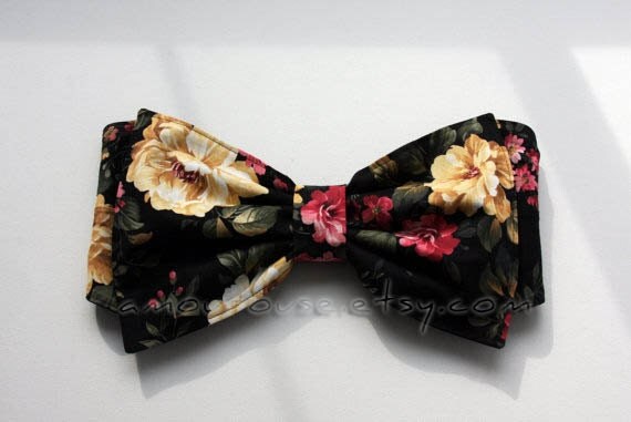 Victorian Garden Print Bow Bandeau