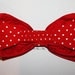 Red and White Dots Bow Bandeau