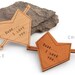 Dude, I Love You Wooden Pin - Laser Cut Playful, Fun Wooden Heart & Arrow Pin