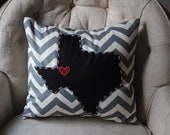 State Pillow - Texas, Custom, 16x16