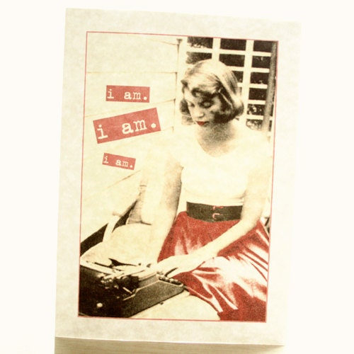 I Am Sylvia Plath Cards - Set of 4