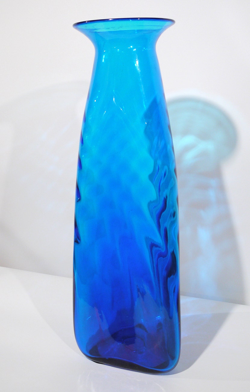 Blue Floor Vase