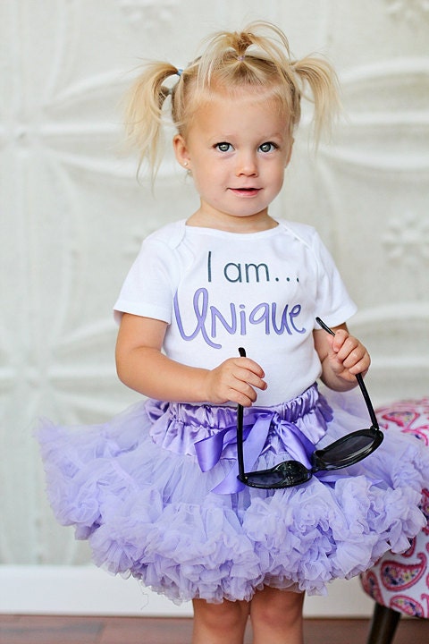 I am...Unique - Inspirational Baby ONESIE - Your Color Choice - Toddler Tee also available