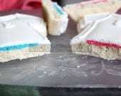 Gender reveal onesie Sugar Cookies