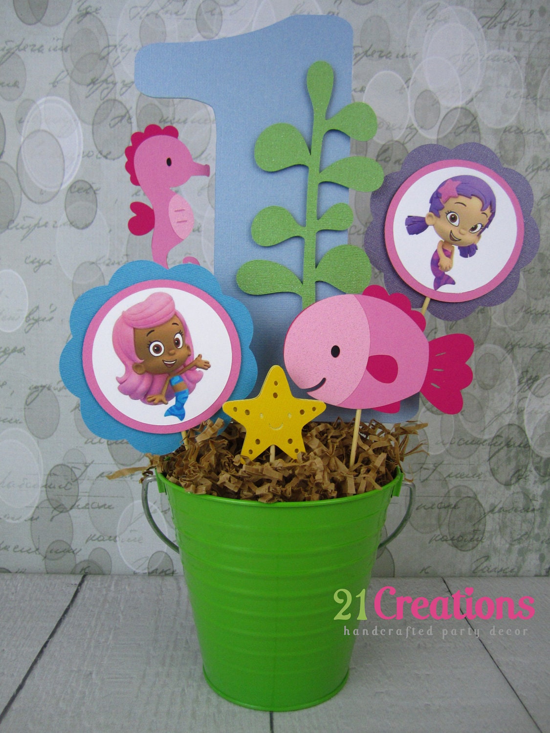 Bubble Guppies Centerpiece - Choose 2 characters Il_170x135