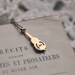 vintage violin necklace.