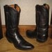 Vintage Western Handcrafted Leather Cowboy Boots W391 Mens 10 D