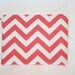 Coral Chevron iPad Case