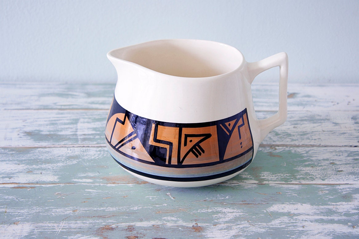 Vintage Native American Ute Mountain Pottery Pitcher