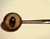 Shell grey and ivory vintage hairpin bobby pin