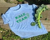Kale Yeah T-Shirt. Fun Childrens Shirt.