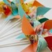 Wedding Favors 8 Mini map Pinwheels