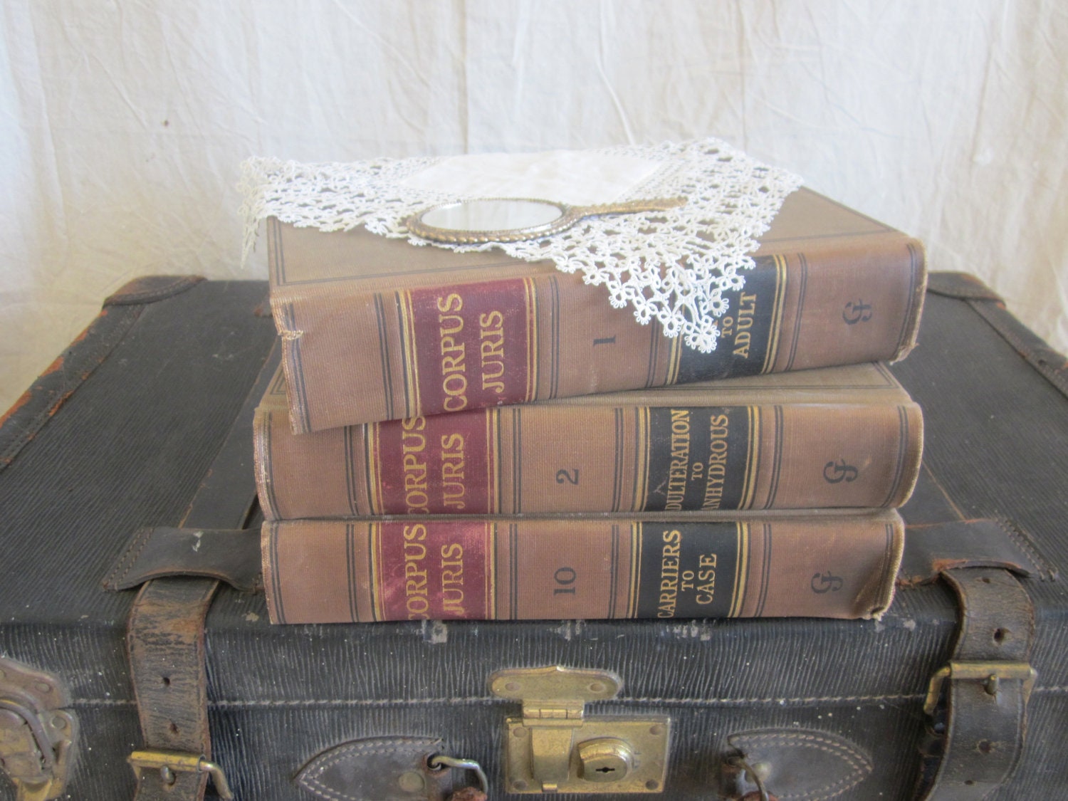 Antique Vintage Law Books Corpus Juris 1914 Reference Law Books Instant Collection Library Set