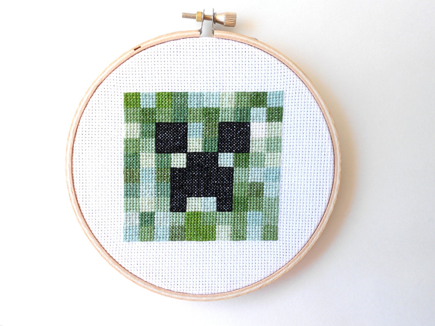 Minecraft Creeper Cross Stitch