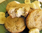 Banana Bread Rounds Vegan No Gluten Muffins