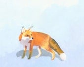 animal print - fox art - "Fox 1"