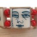 No Bluffing -- Scrabble Tile Bracelet for Card Players, with Queen, King, Jack and Suits