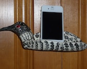 Loon wall hanging will hold your valuables or trinkets and be Ar,t unique hand sculpted on USA from a lump of clay ooak