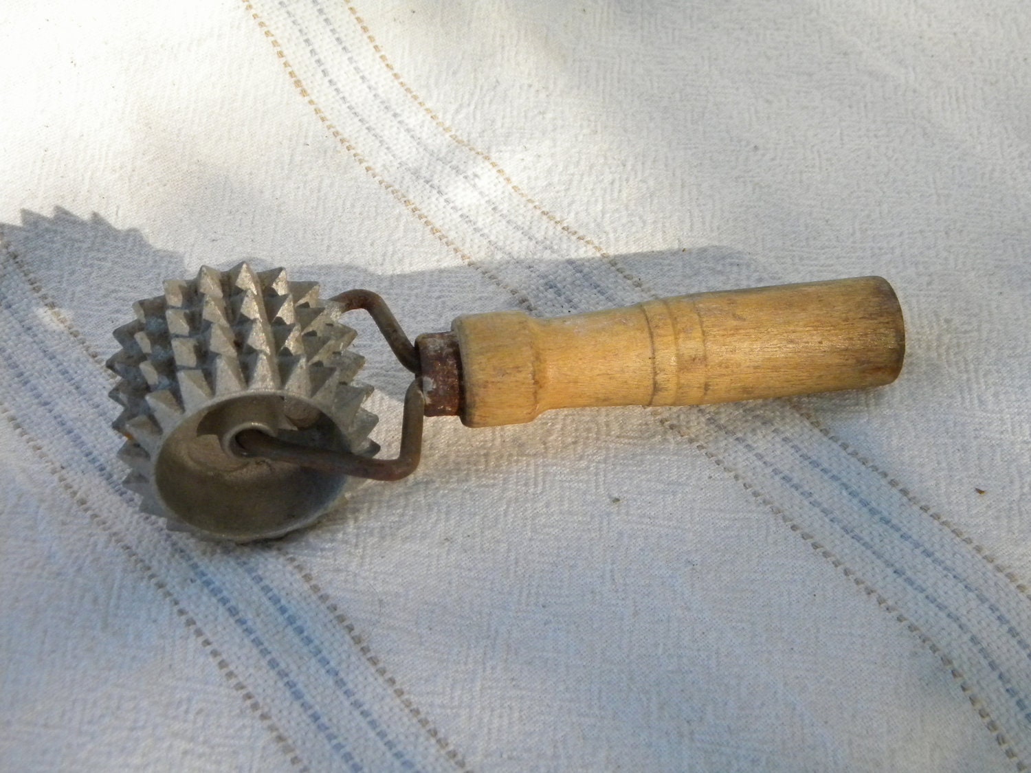 Vintage Pastry Roller or Leather Working Tool wooden by HeyJunkman