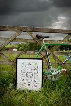 Bike Art Infographic Print (Medium) - Classification of Cyclists of Note & Notoriety (Size A3, 16.5 x 11.5")