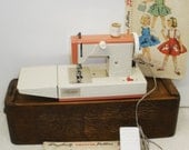 Vintage Amcrest Toy Sewing Machine . Super Cute :)