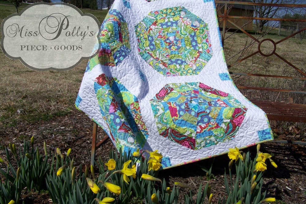 Baby Crib Bedding- Design Your Own Baby and Toddler Quilt in Fabrics You Choose- Spider Web