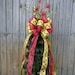 Christmas Tree Topper - Double Sided Tree Top Bow and Additional Tree Top Wildness