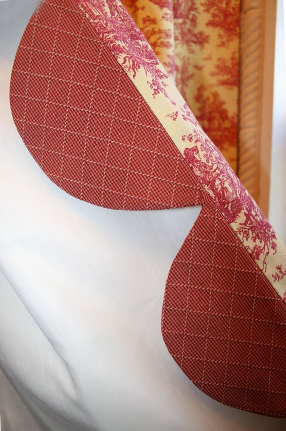 Ruffled Trim Window Panels Custom Made Starting by MaribelClaribel